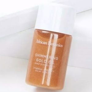 NEW African Botanics Shimmering Gold Oil Body Hair